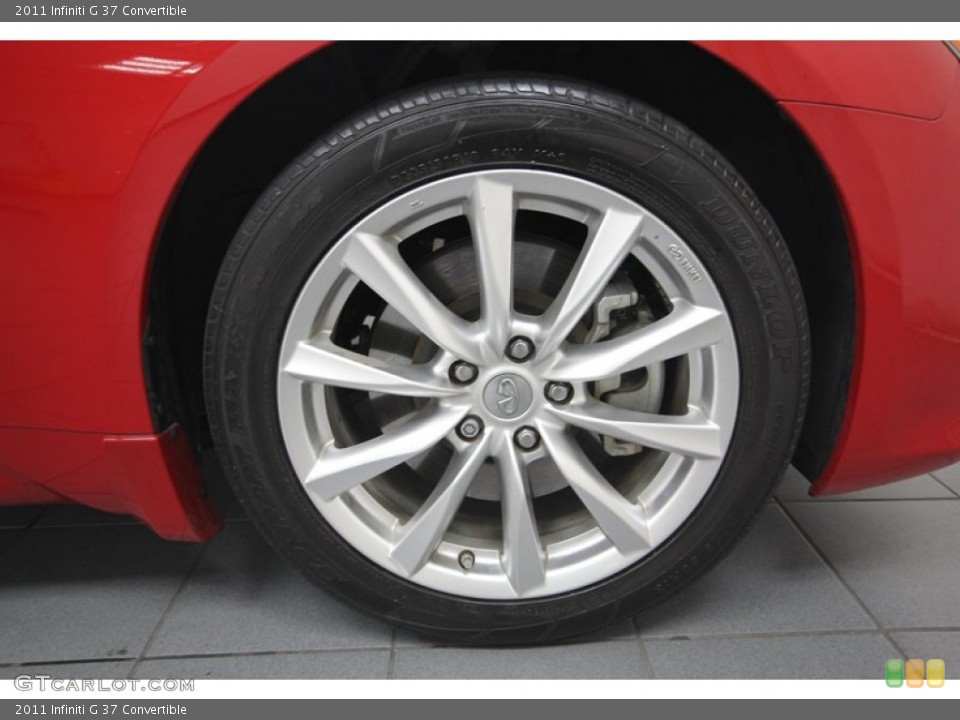 2011 Infiniti G 37 Convertible Wheel and Tire Photo #80348958