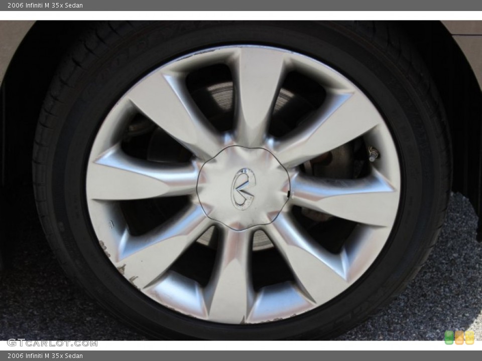 2006 Infiniti M 35x Sedan Wheel and Tire Photo #80349394