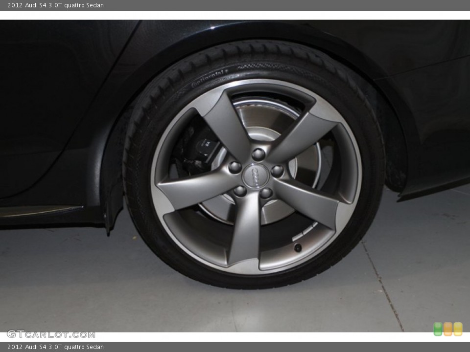 2012 Audi S4 3.0T quattro Sedan Wheel and Tire Photo #80349573