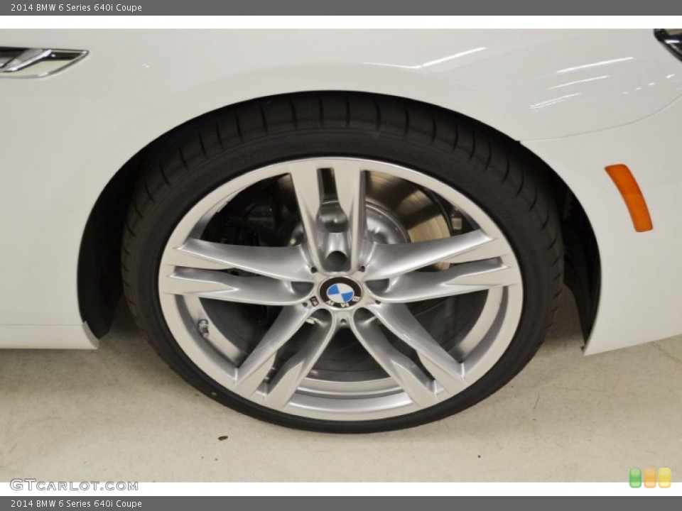 2014 BMW 6 Series 640i Coupe Wheel and Tire Photo #80350161