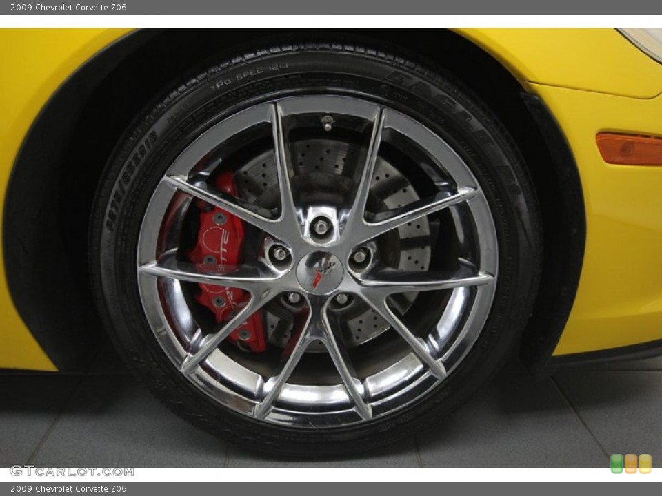 2009 Chevrolet Corvette Z06 Wheel and Tire Photo #80350169