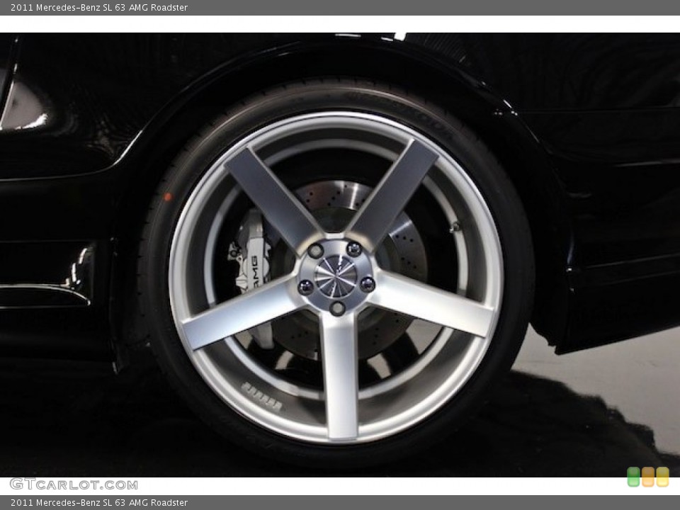 2011 Mercedes-Benz SL 63 AMG Roadster Wheel and Tire Photo #80354863