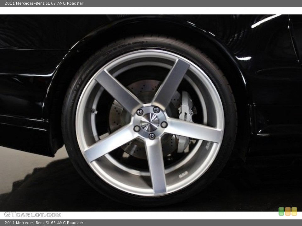 2011 Mercedes-Benz SL 63 AMG Roadster Wheel and Tire Photo #80354878