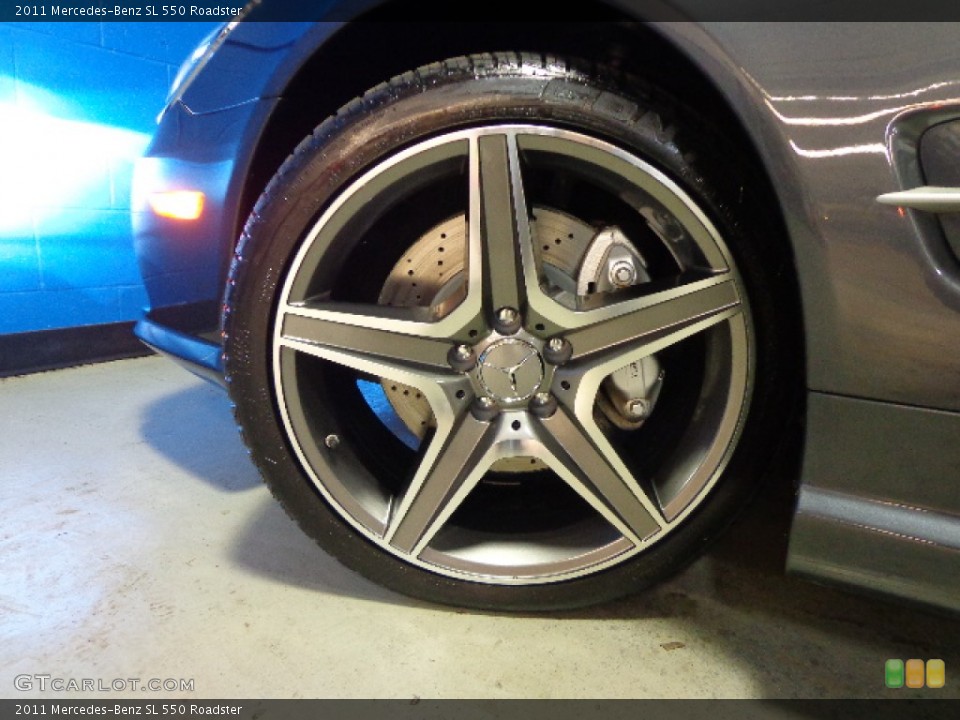 2011 Mercedes-Benz SL 550 Roadster Wheel and Tire Photo #80370058