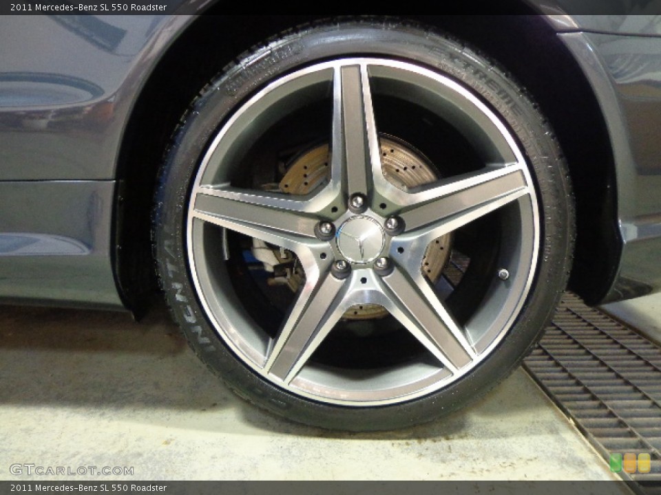 2011 Mercedes-Benz SL 550 Roadster Wheel and Tire Photo #80370104