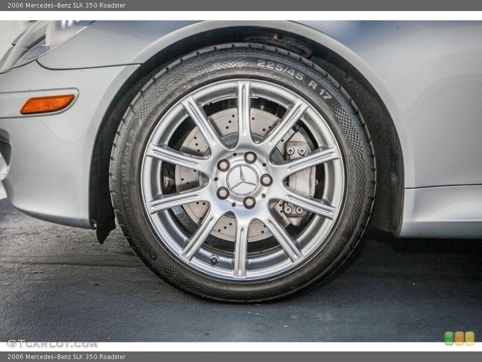 2006 Mercedes-Benz SLK 350 Roadster Wheel and Tire Photo #80372950