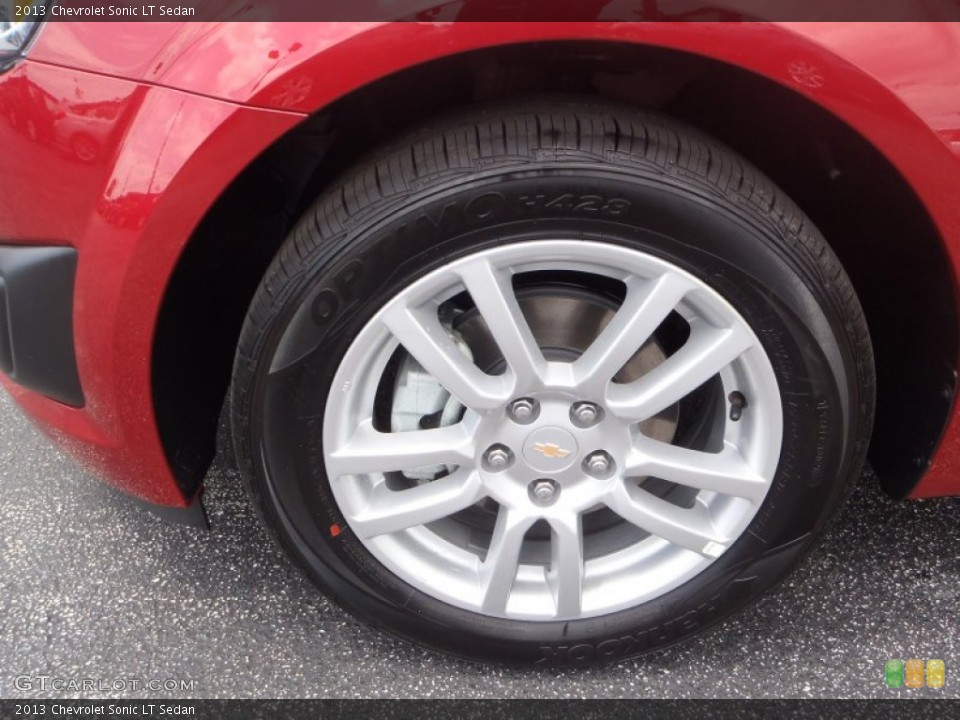 2013 Chevrolet Sonic LT Sedan Wheel and Tire Photo #80375758