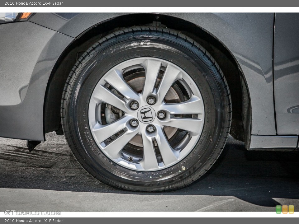 2010 Honda Accord LX-P Sedan Wheel and Tire Photo #80390136