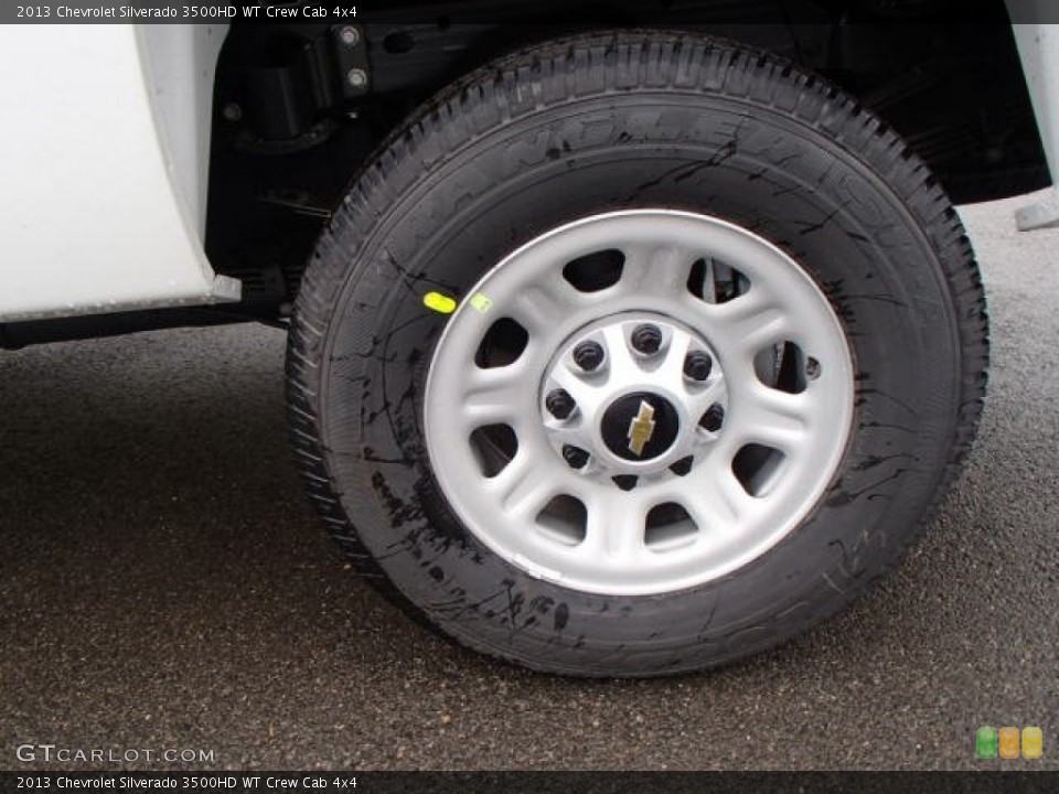 2013 Chevrolet Silverado 3500HD WT Crew Cab 4x4 Wheel and Tire Photo #80394047
