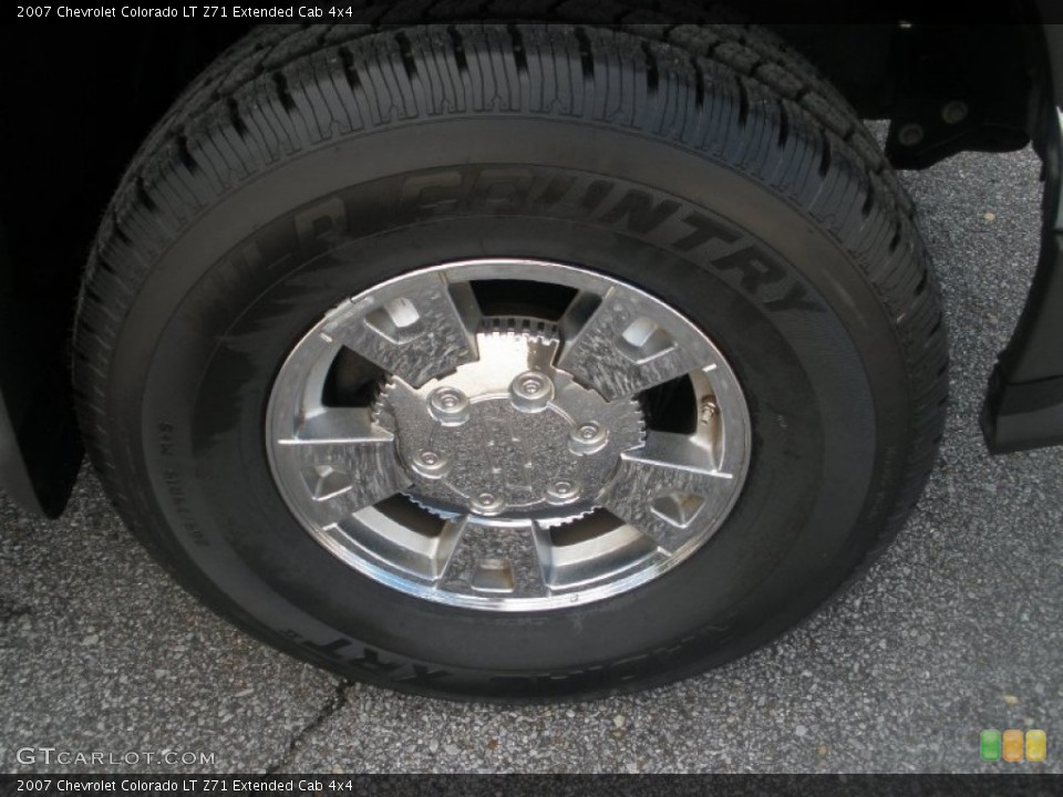 2007 Chevrolet Colorado LT Z71 Extended Cab 4x4 Wheel and Tire Photo #80398432