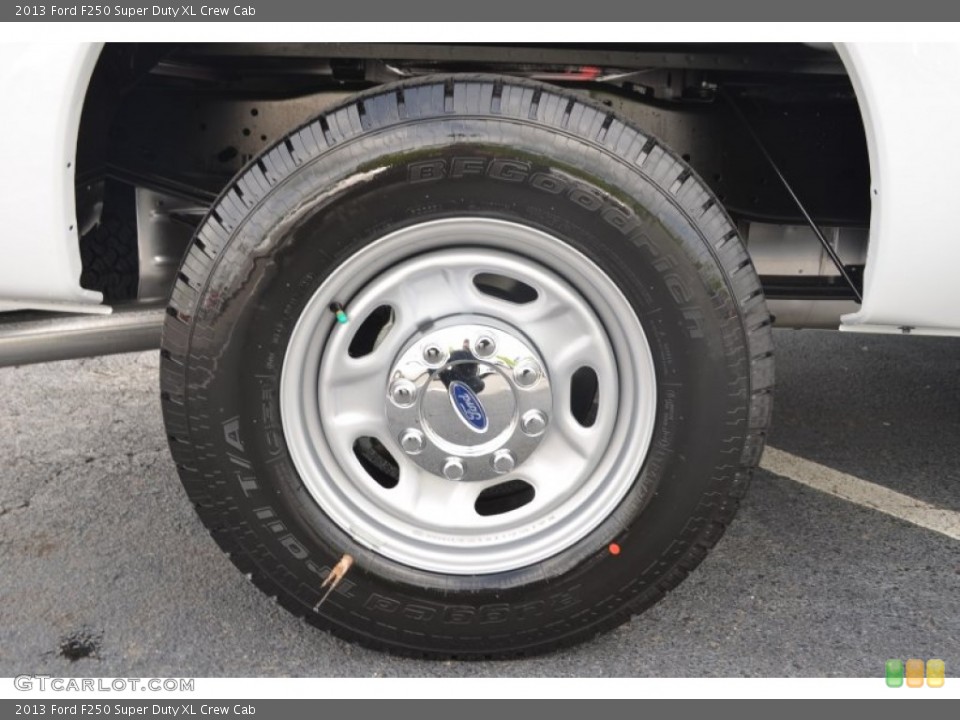 2013 Ford F250 Super Duty XL Crew Cab Wheel and Tire Photo #80399835