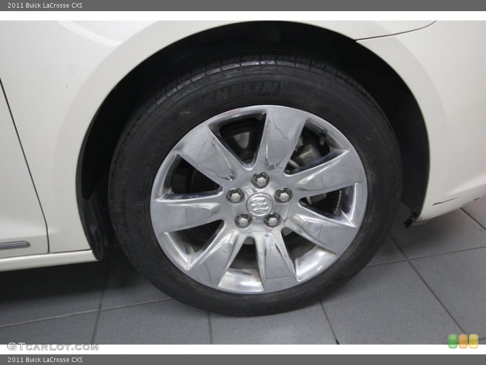 2011 Buick LaCrosse CXS Wheel and Tire Photo #80401710
