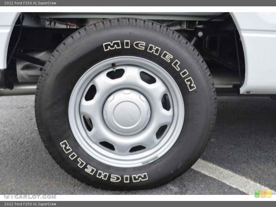 2012 Ford F150 XL SuperCrew Wheel and Tire Photo #80402314