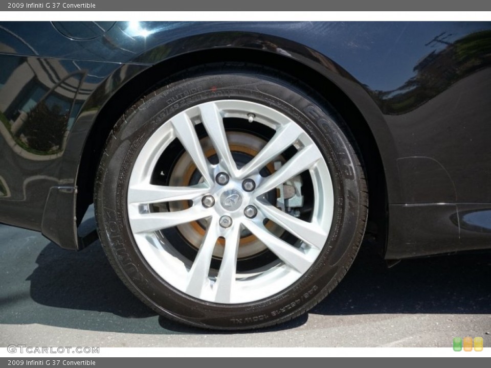 2009 Infiniti G 37 Convertible Wheel and Tire Photo #80404845