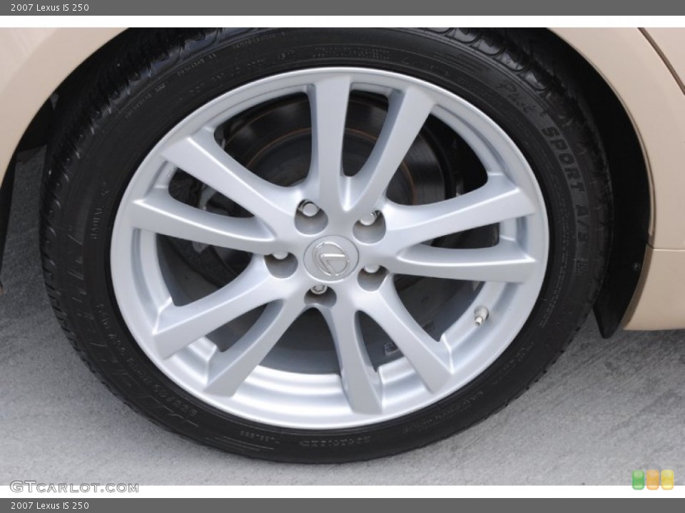 2007 Lexus IS 250 Wheel and Tire Photo #80409031