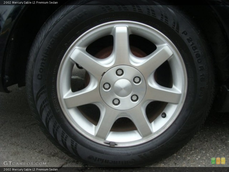 2002 Mercury Sable LS Premium Sedan Wheel and Tire Photo #80409057