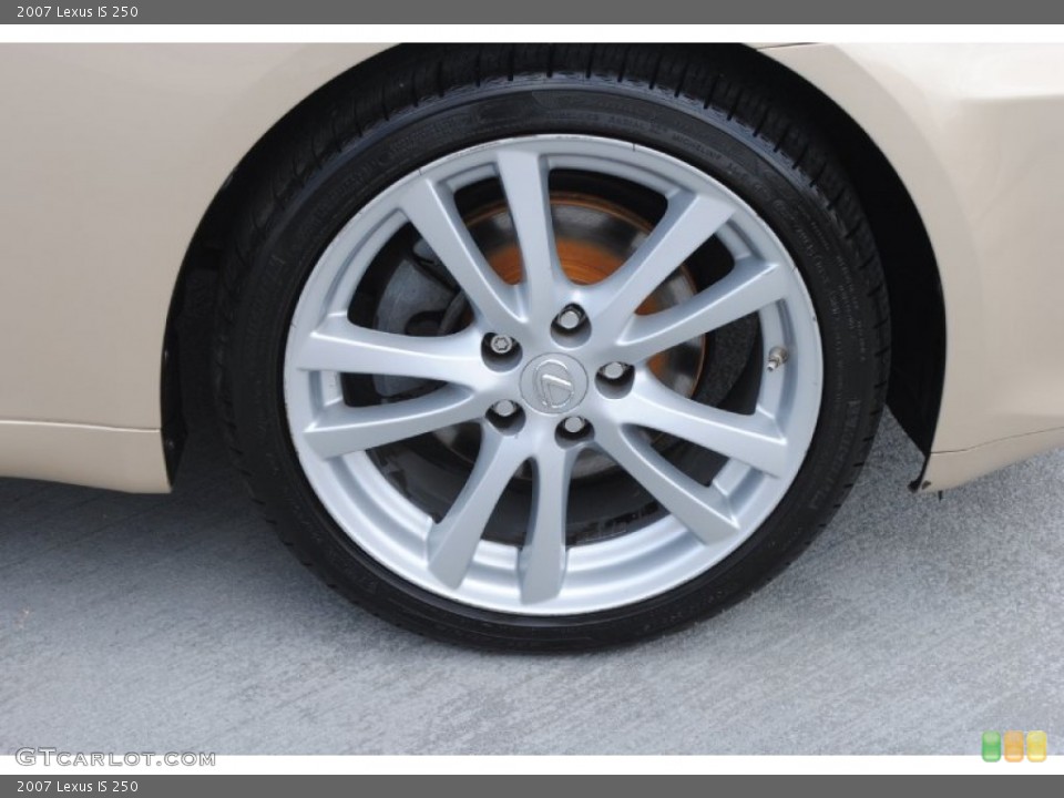 2007 Lexus IS 250 Wheel and Tire Photo #80409084