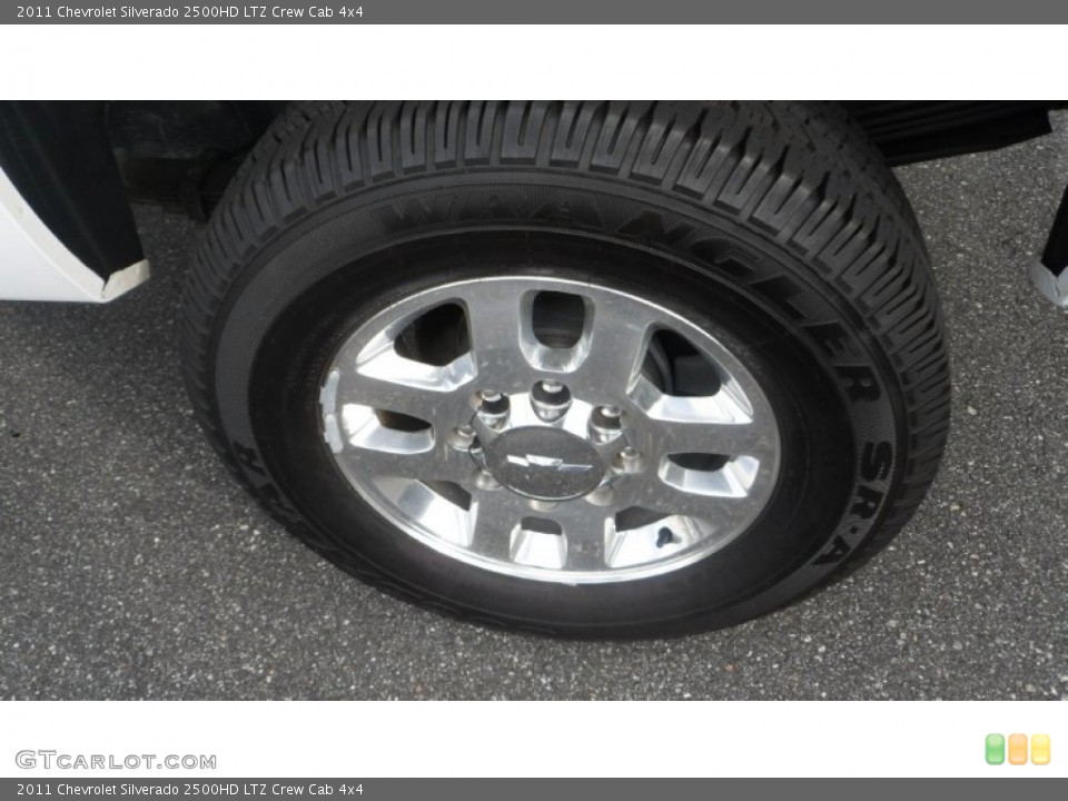 2011 Chevrolet Silverado 2500HD LTZ Crew Cab 4x4 Wheel and Tire Photo #80409958
