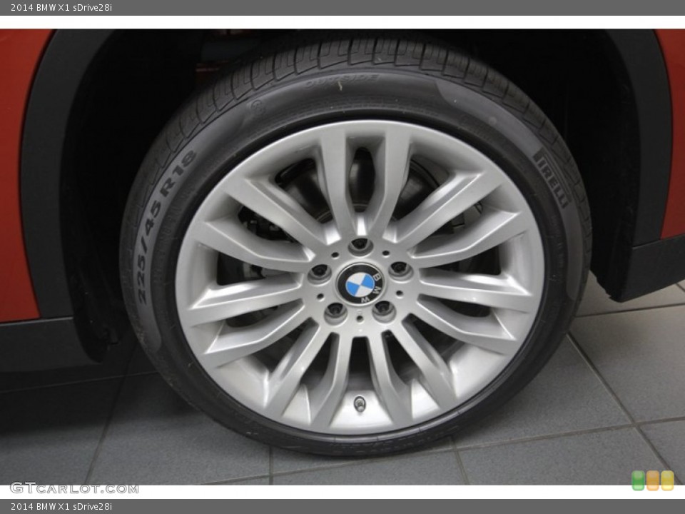2014 BMW X1 sDrive28i Wheel and Tire Photo #80414026