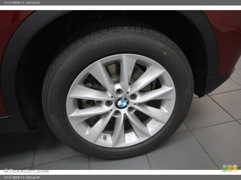 2014 BMW X3 xDrive28i Wheel and Tire Photo #80415240