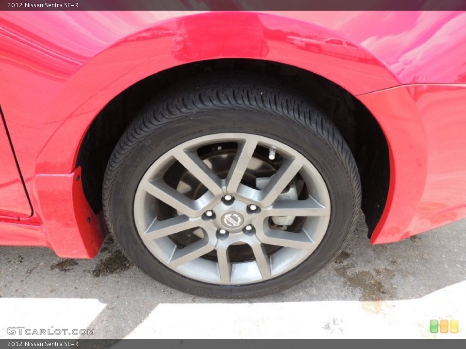 2012 Nissan Sentra SE-R Wheel and Tire Photo #80416864