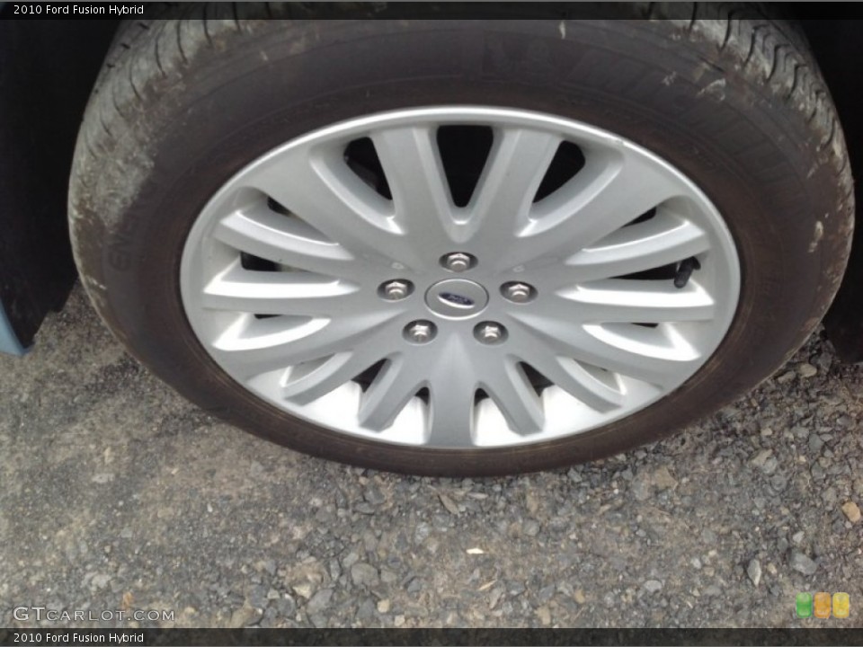 2010 Ford Fusion Hybrid Wheel and Tire Photo #80417751