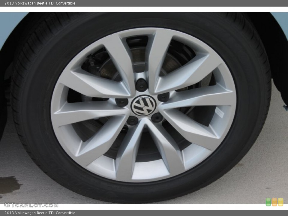 2013 Volkswagen Beetle TDI Convertible Wheel and Tire Photo #80418970