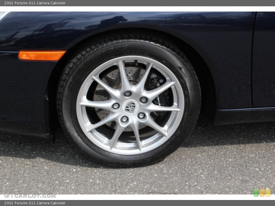 2002 Porsche 911 Carrera Cabriolet Wheel and Tire Photo #80419834