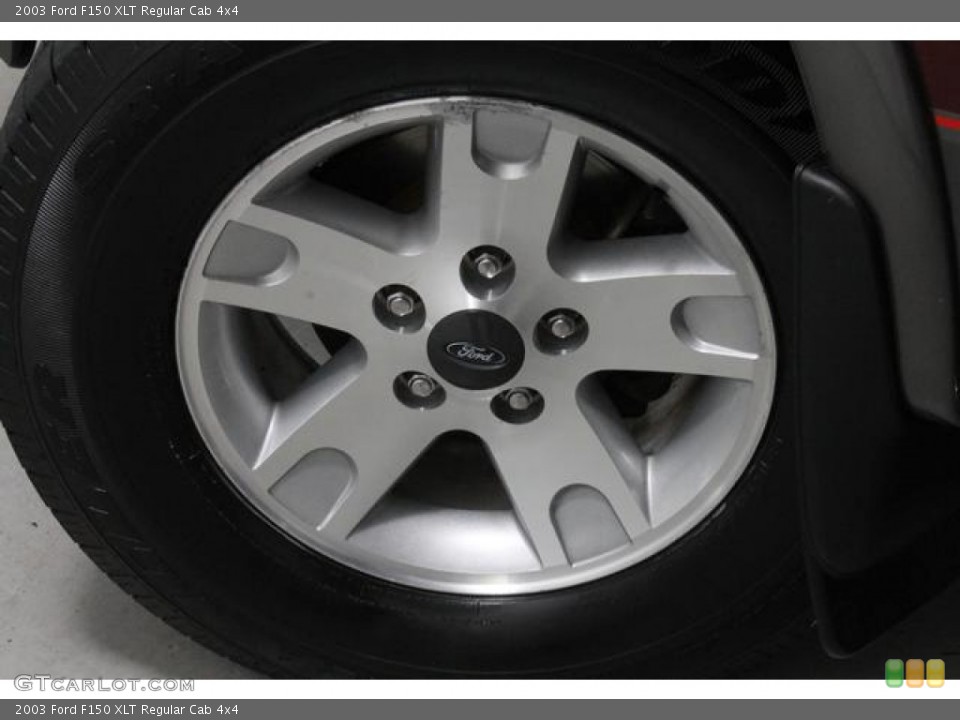 2003 Ford F150 XLT Regular Cab 4x4 Wheel and Tire Photo #80423605