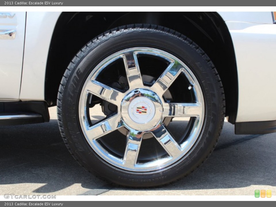 2013 Cadillac Escalade ESV Luxury Wheel and Tire Photo #80424709