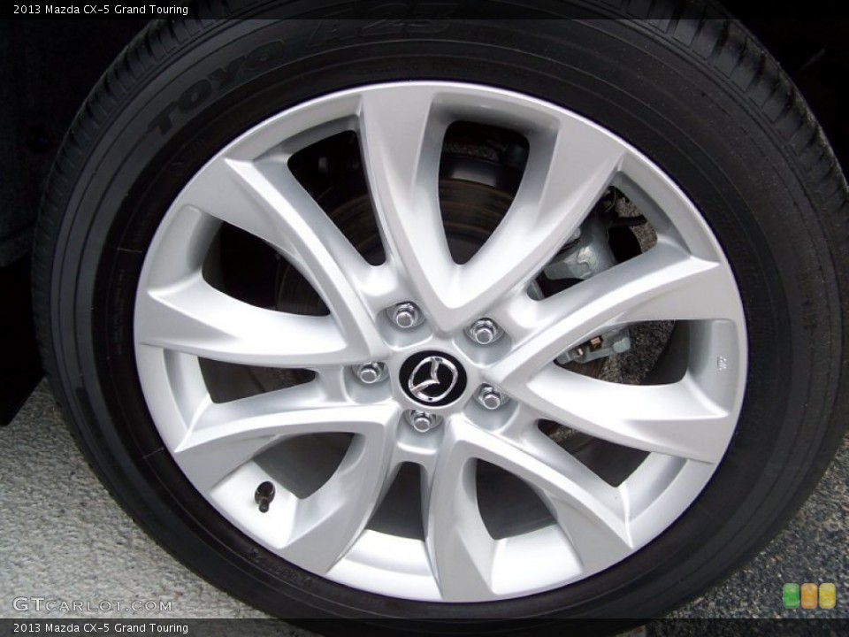 2013 Mazda CX-5 Grand Touring Wheel and Tire Photo #80429645