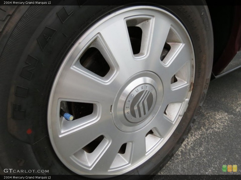 2004 Mercury Grand Marquis LS Wheel and Tire Photo #80430473
