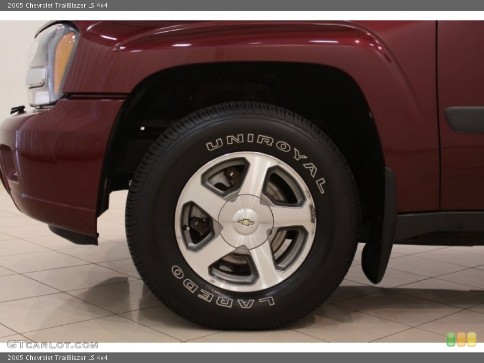 2005 Chevrolet TrailBlazer LS 4x4 Wheel and Tire Photo #80432366