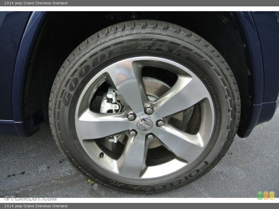 2014 Jeep Grand Cherokee Overland Wheel and Tire Photo #80436425