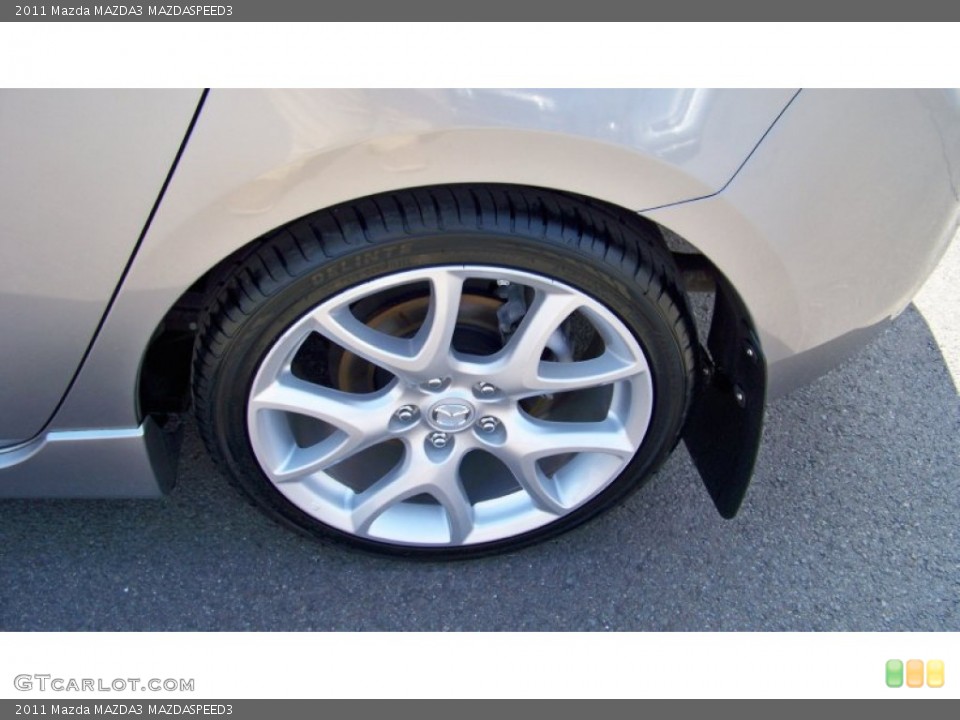 2011 Mazda MAZDA3 MAZDASPEED3 Wheel and Tire Photo #80440301