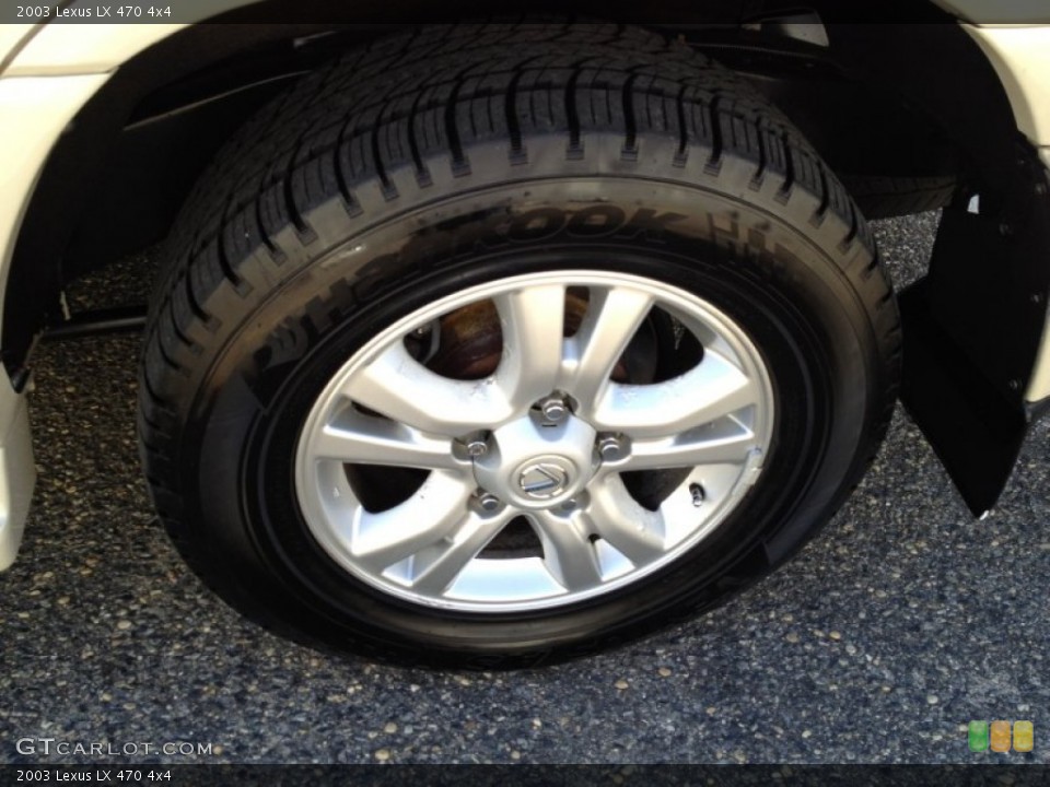 2003 Lexus LX 470 4x4 Wheel and Tire Photo #80442752