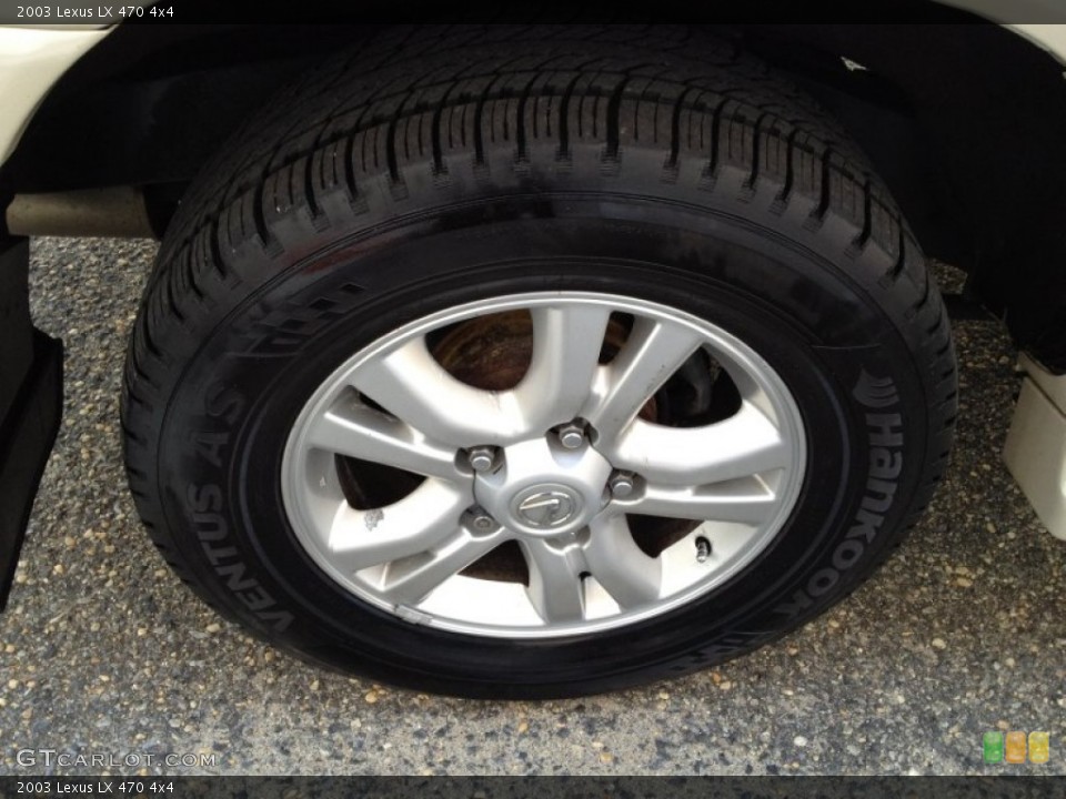2003 Lexus LX 470 4x4 Wheel and Tire Photo #80443139