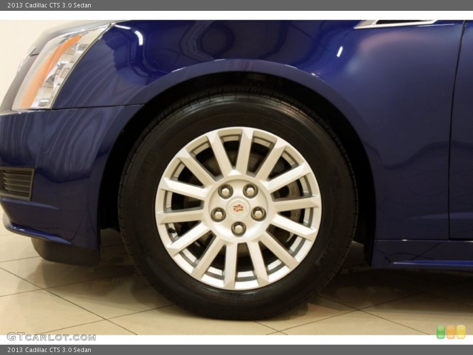 2013 Cadillac CTS 3.0 Sedan Wheel and Tire Photo #80444491