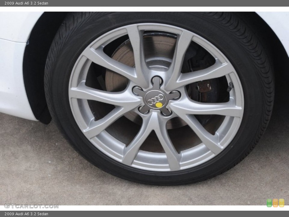 2009 Audi A6 3.2 Sedan Wheel and Tire Photo #80446499