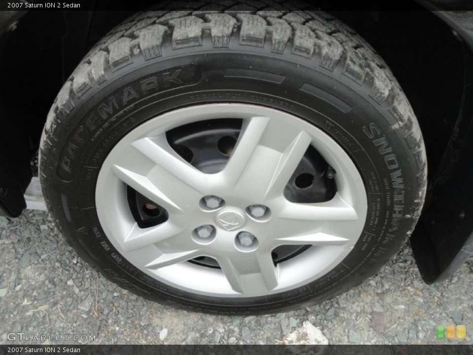 2007 Saturn ION 2 Sedan Wheel and Tire Photo #80448316