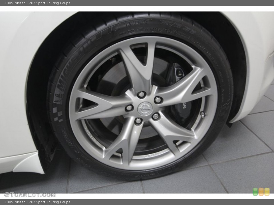 2009 Nissan 370Z Sport Touring Coupe Wheel and Tire Photo #80460432