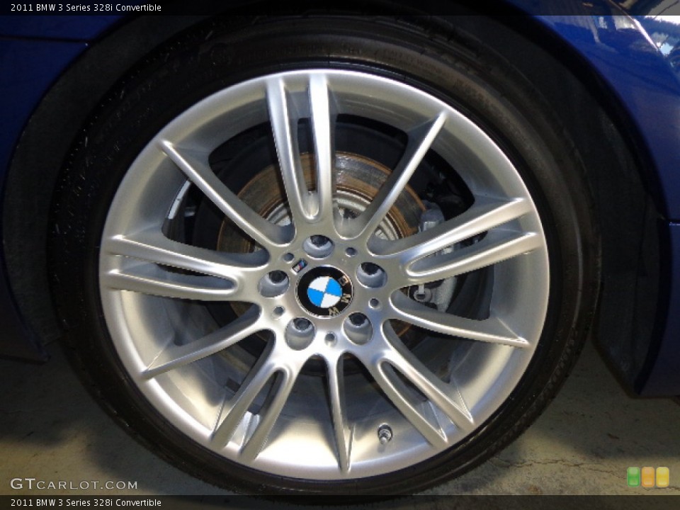 2011 BMW 3 Series 328i Convertible Wheel and Tire Photo #80461079