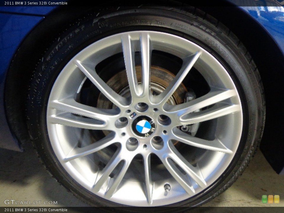 2011 BMW 3 Series 328i Convertible Wheel and Tire Photo #80461101