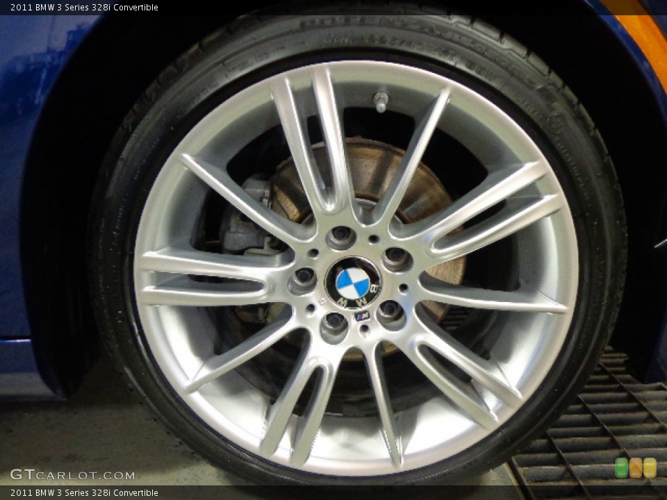 2011 BMW 3 Series 328i Convertible Wheel and Tire Photo #80461122