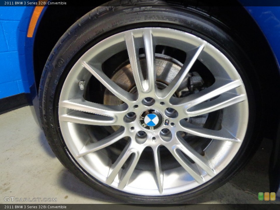 2011 BMW 3 Series 328i Convertible Wheel and Tire Photo #80461148
