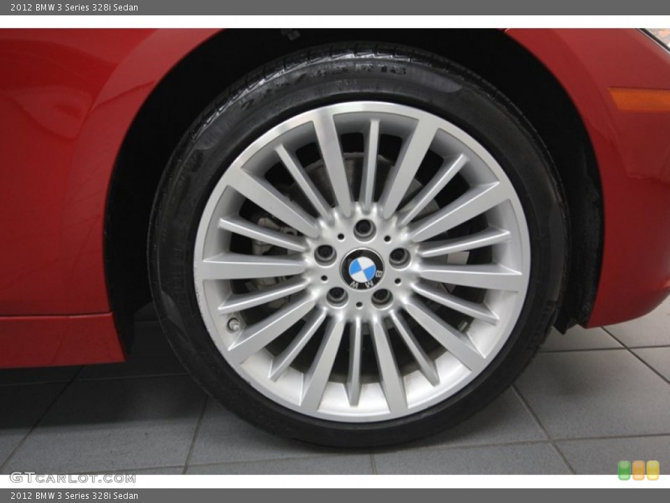 2012 BMW 3 Series 328i Sedan Wheel and Tire Photo #80465225