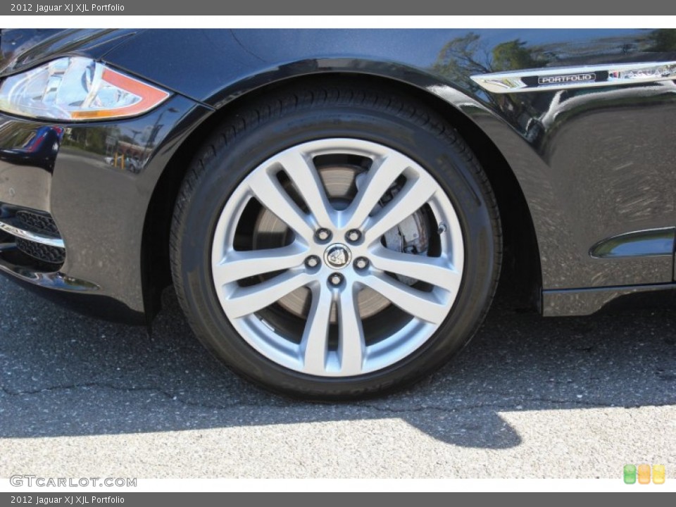 2012 Jaguar XJ XJL Portfolio Wheel and Tire Photo #80469367