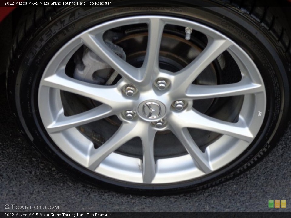 2012 Mazda MX-5 Miata Grand Touring Hard Top Roadster Wheel and Tire Photo #80469539