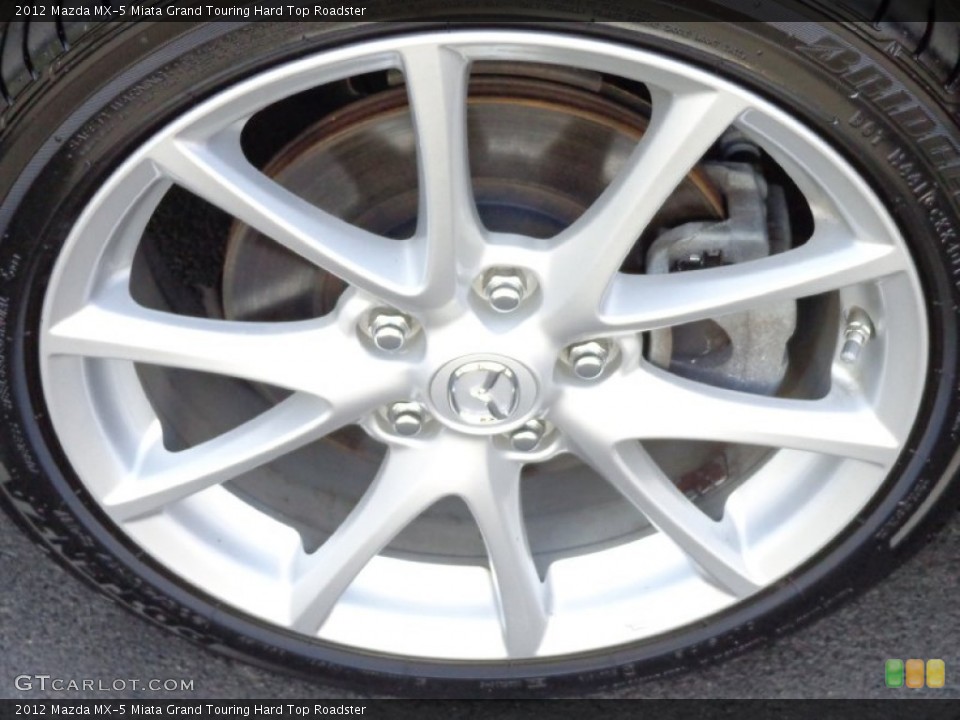 2012 Mazda MX-5 Miata Grand Touring Hard Top Roadster Wheel and Tire Photo #80469557