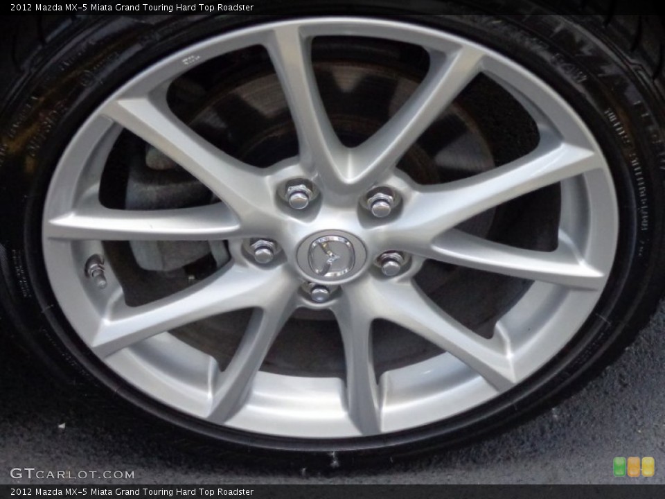 2012 Mazda MX-5 Miata Grand Touring Hard Top Roadster Wheel and Tire Photo #80469578